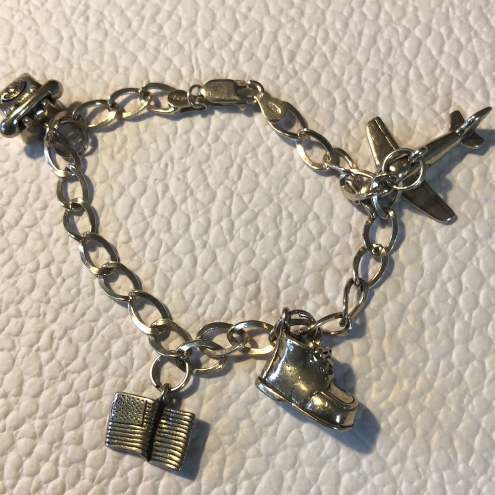 Sterling Silver Charm Bracelet